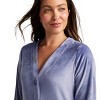 Jockey Women's Velour Button Top and Wide Leg Pant Sleep Set - 4 of 4