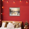 Stupell Industries Vintage Winter Ice Skaters Floating Frame Canvas Art - 3 of 4