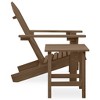 vidaXL Patio Adirondack Chair with Table Solid Fir Wood Brown - 3 of 4