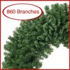 Casafield Artificial Christmas Wreath for Front Door, Window or Mantel, Green Fir Indoor/Outdoor Holiday Décor - 2 of 4