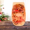 Stony Creek 5.25 In Winters Cardinals Pre-Lit Small Vase Christmas Lighted Glass Accent , Christmas Decor Chair Feeder Branch (1PC) - 2 of 4