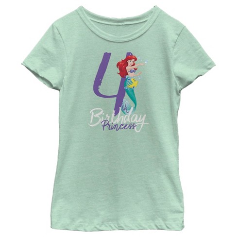 Girls little outlet mermaid shirt