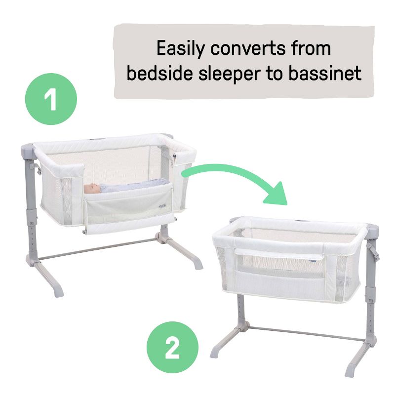 SwaddleMe DreamSecure 2-in-1 Co-Sleeping Bassinet with SwaddleMe Pod - 0-5Months - Cream, 5 of 17