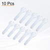 Unique Bargains Galvanized Iron Automotive Repair Furniture Assembly Metric Small Open-End Wrenches 10 Pcs - 3 of 4