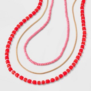 Semi-Precious Quartz Multi-Strand Necklace - Universal Thread™ - 1 of 4