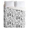 Heather Dutton Winter Wonderland White Duvet Cover Set Black/White - Deny Designs - 2 of 4