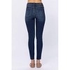 Women's High Rise Button Fly Jeans - Judy Blue - 3 of 4