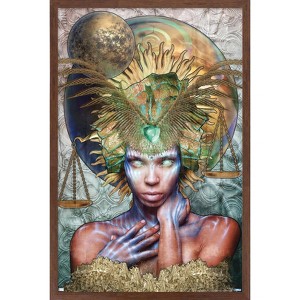 Trends International Jena DellaGrottaglia: Cosmic Zodiac - Libra Framed Wall Poster Prints - 1 of 4