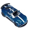 Aston Martin Vantage GT4 Blue Metallic with White Stripes Diecast Model Car by Siku - 3 of 4
