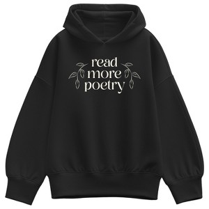 Women's - Instant Message - Read More Poetry Oversized Fleece