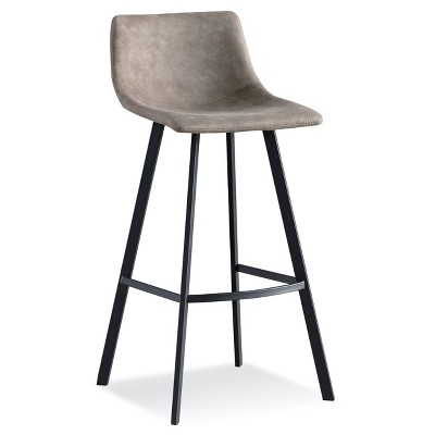 Set of 2 Favorite Finds Bar Stool Black/Dapple Gray - Leick Home