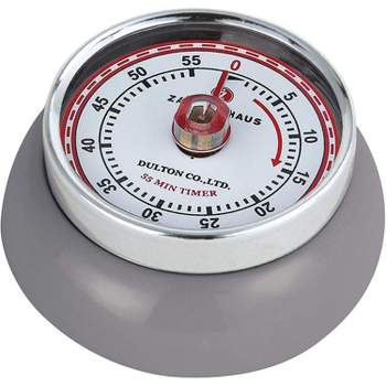 Zassenhaus Magnetic Retro 60 Minute Kitchen Timer, 2.75-Inch