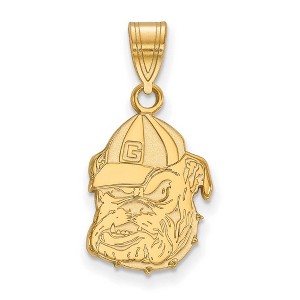 Black Bow Jewelry 14k Yellow Gold Georgia Bulldogs NCAA Medium Pendant - 1 of 3