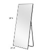 Spassway Metal Full Length Mirror Decorative Wall Mirror Accent Floor Mirror Modern Wall Decor for Living Room Bedroom Entryway - 4 of 4