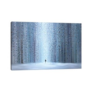 Kiss Under The Rain by Ekaterina Ermilkina Unframed Wall Canvas - iCanvas - 1 of 3