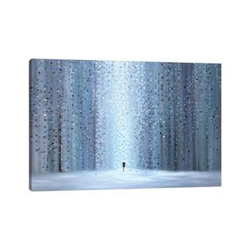 Kiss Under The Rain by Ekaterina Ermilkina Unframed Wall Canvas - iCanvas