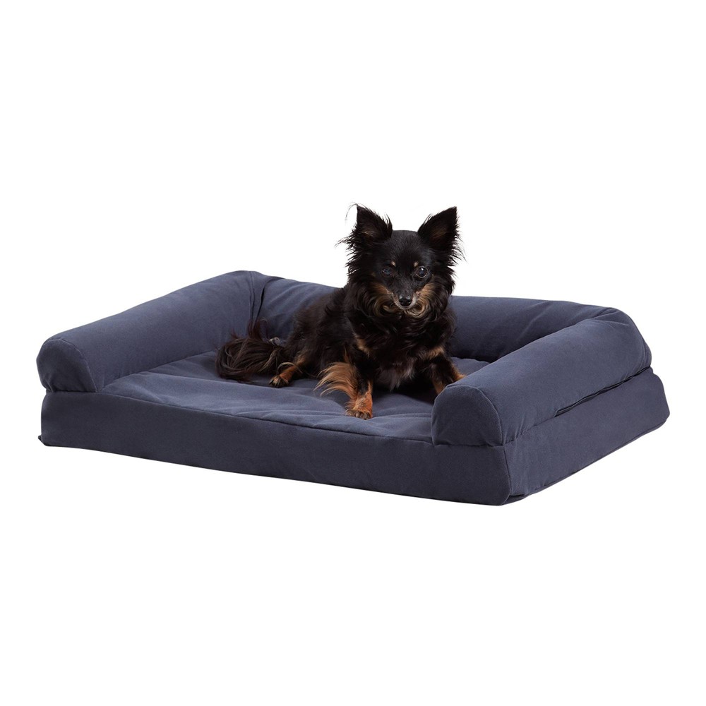 Kensington Garden Luna Sofa Dog Bed - M - Denim