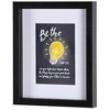 Dicksons FRMWDBL-810-98 Shine Before Others Yellow and Black 11 x 9 Inch Shadow Box Wall and Tabletop Frame - 2 of 3