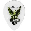 Clayton Acetal Small Teardrop Guitar Picks - 4 of 4
