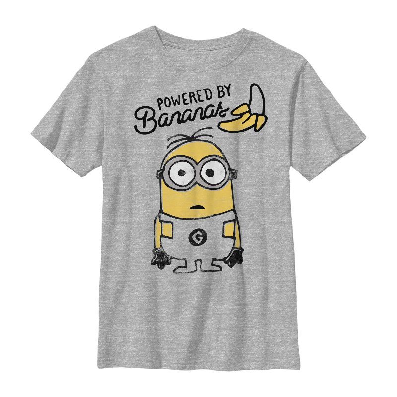 Boy's Despicable Me Minion Powered By T-Shirt, 1 of 5