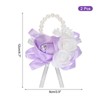 Unique Bargains Decorative Wedding Prom Party Artificial Rose Wrist Corsages 2 Pcs - 2 of 3