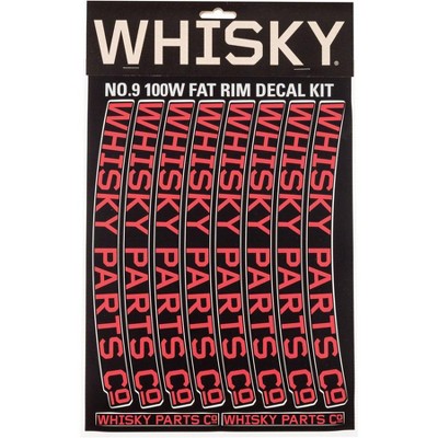 Whisky Parts Co. 100w Rim Decal Kit Red