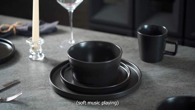 Stone Lain Celina 32-Piece Stoneware Dinnerware Set, Service for 8, 2 of 7, play video