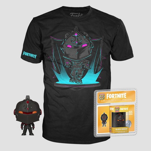 Kids Funko Pop Fortnite Black Knight Short Sleeve T Shirt Black - fortnite black knight short sleeve t shirt black