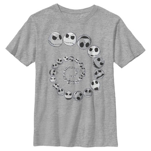 Boy's The Nightmare Before Christmas Spiral Facial Expressions and Moods Of Jack T-Shirt - image 1 of 4