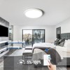 Itopfox 6 Pack Dimmable LED Flush Mount Ceiling Light Fixture, Modern Thin Design for Bedroom, Kitchen, Closets, Garage, Black - 3 of 4