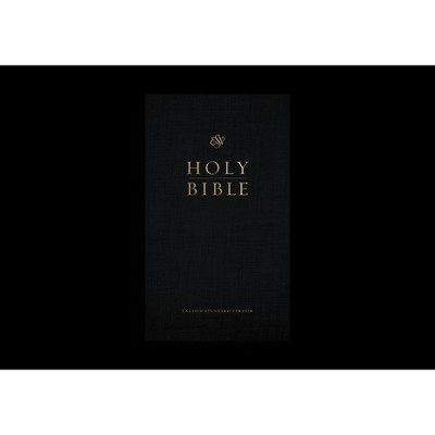 ESV Church Bible, Large Print, Red Letter (Hardcover, Black)