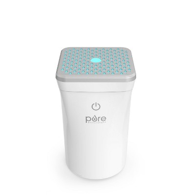 White Portable Car Diffuser with Color-Changing Light