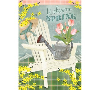 Briarwood Lane Spring House Flag 40x28 For Outdoor Spring Adirondack Chair For Spring House Flag - 1 of 4