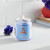 7oz Scented Monogram Letter Candle with Gold Matte Lid - Opalhouse™ - image 2 of 3