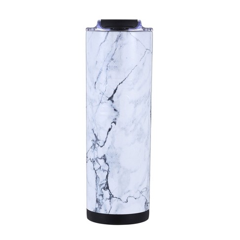 Ice Shaker 20oz Skinny Steel Tumbler - White