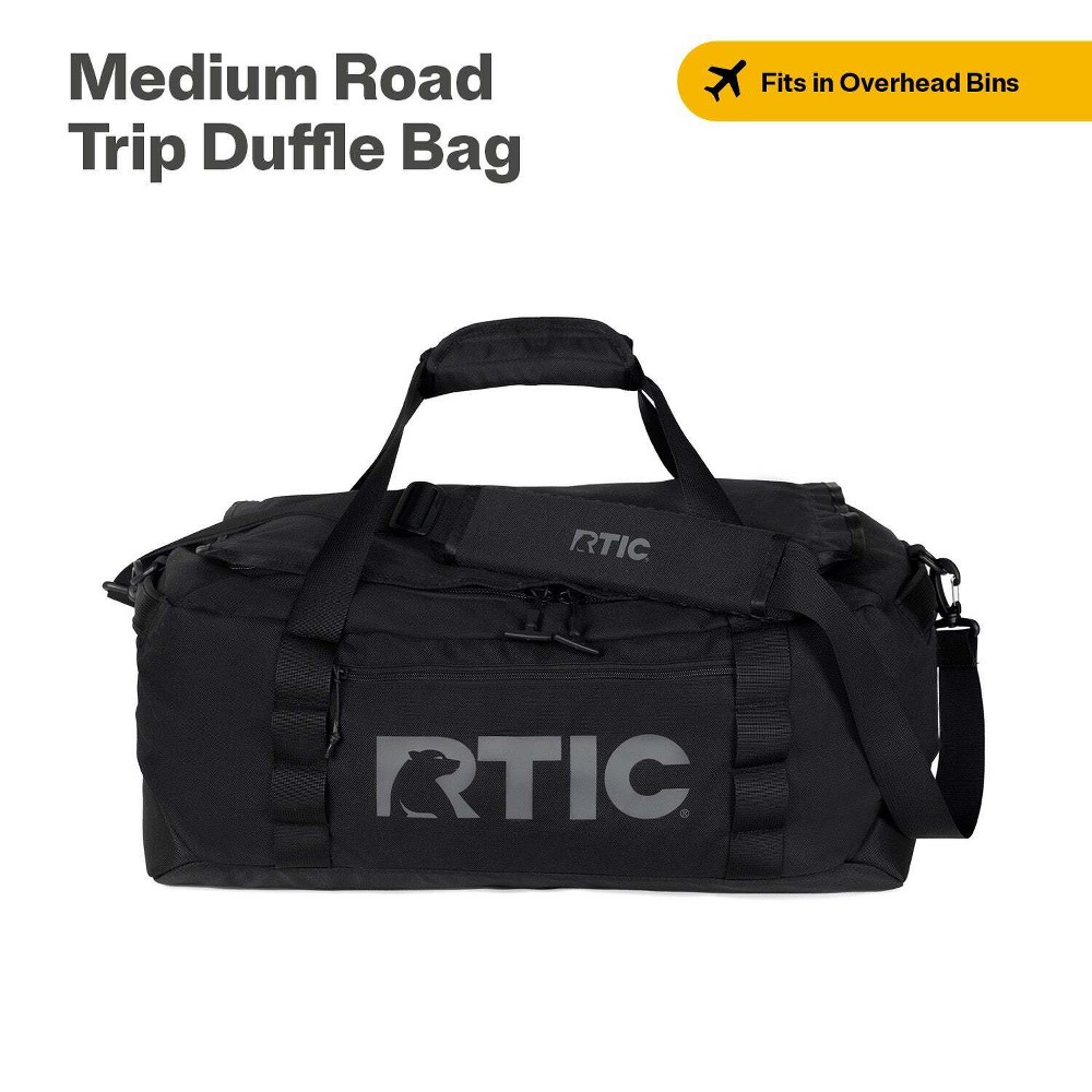 Photos - Luggage RTIC Outdoors Road Trip Duffel Bag - Black M