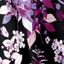 black berry floral