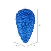 Vickerman Matte Glitter Pinecone Christmas Ornament - 2 of 3