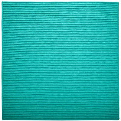 Colonial Mills Simply Home Solid Area Rug - Turquoise 5' square