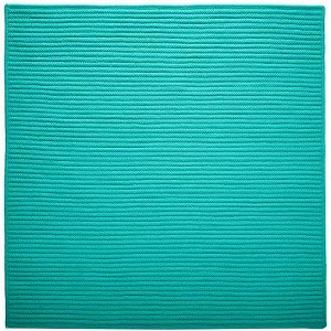 Colonial Mills Simply Home Solid Area Rug - Turquoise 5' square - 1 of 4