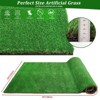 Aghana Digitals 4FTx6FT Realistic Artificial Grass Roll - 1.38" Pile Height, PE/PP Turf Mat for - 3 of 4