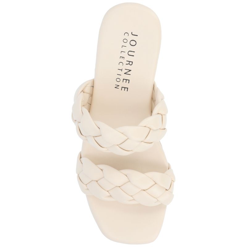 Journee Collection Womens Kyaa Tru Comfort Foam Braided Strap Platform Sandals, 5 of 11
