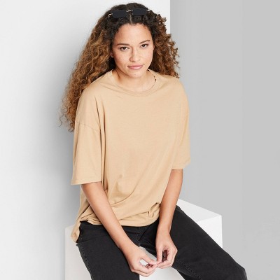 Women's Short Sleeve Relaxed Fit T-Shirt - Wild Fable™