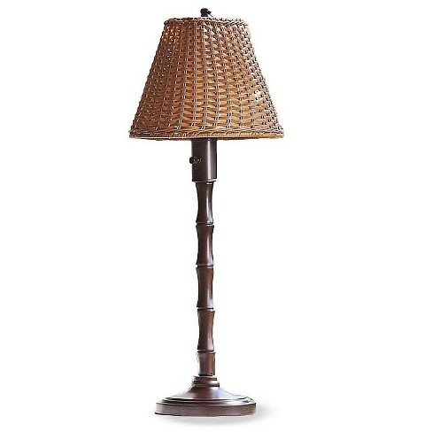 Target rattan deals table lamp