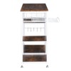 Karl Home 3-Tier Kitchen Baker's Rack Utility Storage Shelf Microwave Stand Storage Cart - 4 of 4