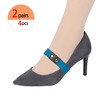 INSPIRE CHIC Women's Detachable Shoe Strap Belt Band Elastic Shoe Ankle Straps for Heels 2 Pairs - 4 of 4