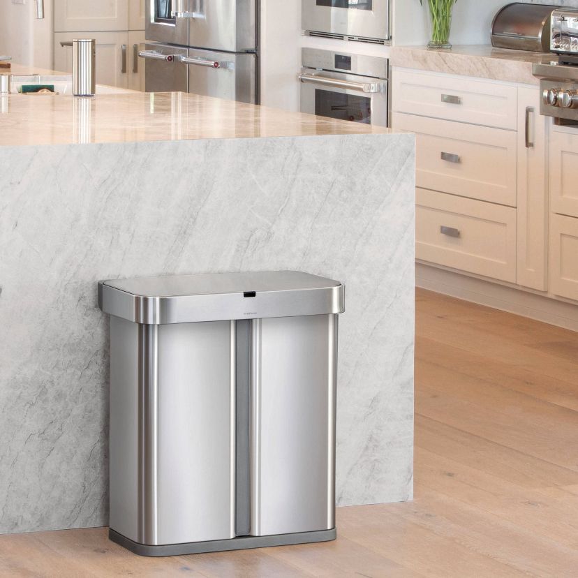 simplehuman Efficient Kitchen Trash Solutions Collection