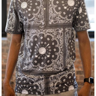 Men's 's Golf Bandana Polo Shirt - SwingJuice