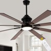 Bella Depot 72" Large Ceiling Fan with Light 6-speed DC Motor - 2 of 4