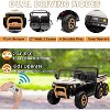 24V Ride on Toys for Big Kids, 4WD Electric UTV 2 Seater Ride on Cars with Remote Control, Ride on Truck w/ 6-Wheeler Suspension - 3 of 4